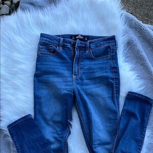 Hollister Blue Skinny Jeans Classic Denim Style